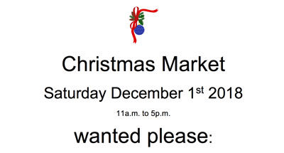 Christmas Market Items Wanted