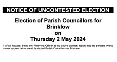 Election of Parish Councillors
